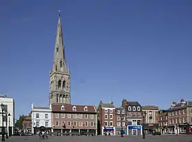 Newark-on-Trent, the largest settlement and administrative centre of the district