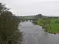 Looking up river from Laigh Milton viaduct.