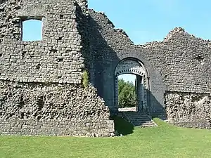 Newcastle Castle, Bridgend – a Norman doorway