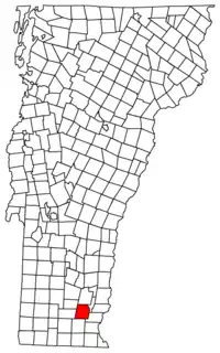 Location in Vermont