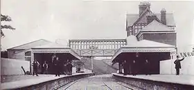 The former Newick and Chailey Railway Station, West Sussex in 1882