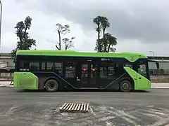 Image 116VinBus electric bus at VOP (from Public transport bus service)