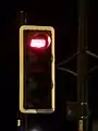 A bus traffic light in Newport, United Kingdom