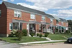 Houses along Newport Avenue