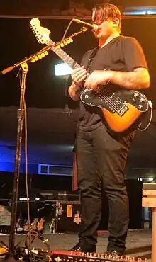 Newton soundchecking for Fall Out Boy on February 24, 2015