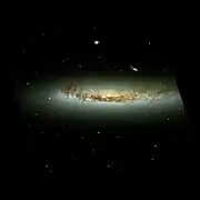 NGC 4402 with color rendering