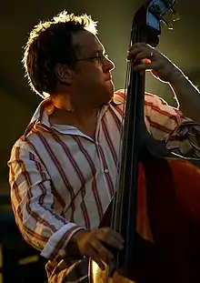 Nick Haywood performs at the Midi Jazz Festival 2005 in Beijing, China. Photo by Antonis Shen