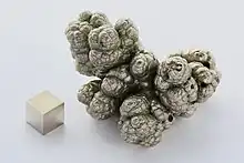 Image: A piece of nickel, about 3 cm in size