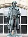 Statue of Nicolas Leblanc (1742–1806). French chemist and surgeon he invented artificial soda ash.