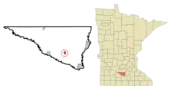 Location of Nicollet, Minnesota
