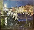 Tatiana Godovalnikova. "Night Venice". Oil on canvas