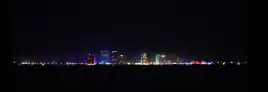 Night view of GIFT City