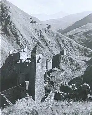 Ruins of the village Nikaroy