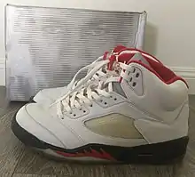 The Air Jordan V, Fire Red colorway