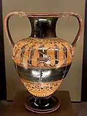 Nikosthenic amphora, c. 530 BC.