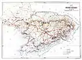 1911 map of Nilgiris district from "Sport on the Nilgiris and in Wynaad (1911) by Fletcher, F. W. F".