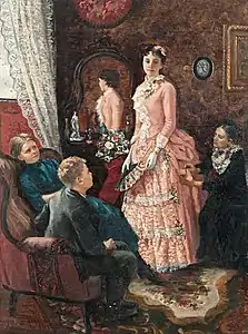 Lady in a Pink Dress, 1887