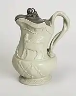 "Nineveh" jug, c. 1851, Ridgway & Abington. Austen Henry Layard's Nineveh and its Remains of 1849 had created a craze for the style of Assyrian sculpture.