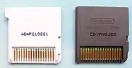 Here are Nintendo DS and 3DS cartridges as would be used to play handheld video games during the decade, before the later release of the hybrid Nintendo Switch system.