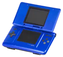 Blue Nintendo game system