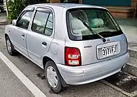 Second facelift Nissan March GX (Taiwan)