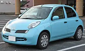 A small five-door car with steel wheels and door mirrors