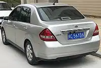 Pre-facelift Nissan Tiida sedan (China)