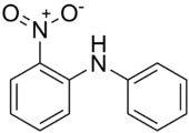 Skeletal formula of 2-nitrodiphenylamine