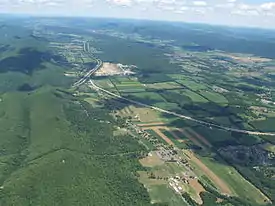 Nittany Valley in central Pennsylvania is an anticlinorium