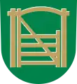 A wooden gate pictured in the coat of arms of Nivala