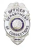 Current badge of the NJDOC