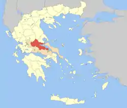 Phthiotis within Greece