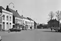 Northwest side of the market square, Sint-Oedenrode, March 1964