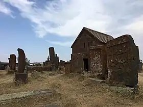 Chapel located within the cemetery