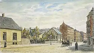 Nordre Frihavnsvej in Østerbro (1902)