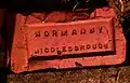 Brick made as a byproduct of ironstone mining Normanby – UK