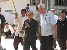 His Majesty Norodom Sihamoni opened officially the Don Bosco Hotel School.