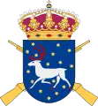 Coat of arms of the Norrbotten Regiment (I 19) 1977–1994.