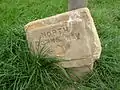 A marker on the North Downs Way, Ranscombe Farm, Cuxton, Kent