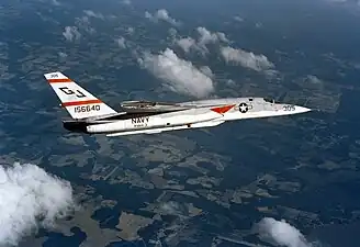 The North American A-5 Vigilante used an all-moving vertical fin