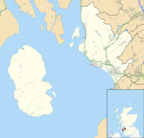 RAF Fullarton is located in North Ayrshire