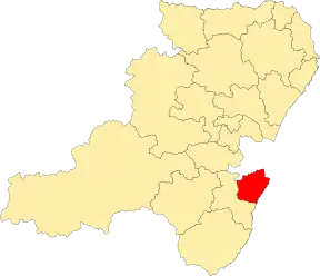 Location of the ward