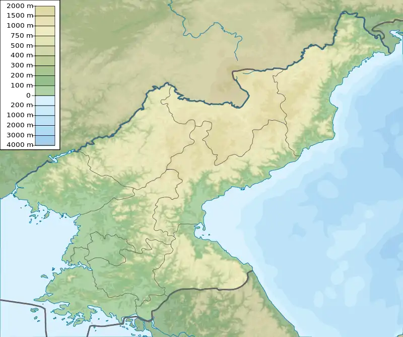 Mantapsan is located in North Korea