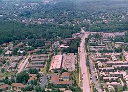 North Laurel's All Saints Road and Whiskey Bottom Apartments in August 1998