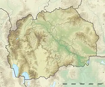 Kozjak is located in North Macedonia