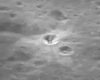 Oblique Apollo 14 image, facing east