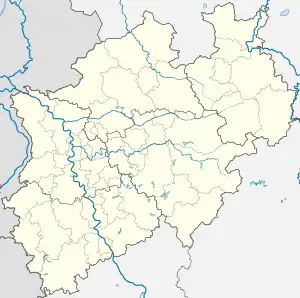 Halle  is located in North Rhine-Westphalia