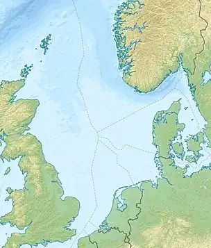 Eider oilfield is located in North Sea