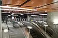 Escalators in the north vestibule