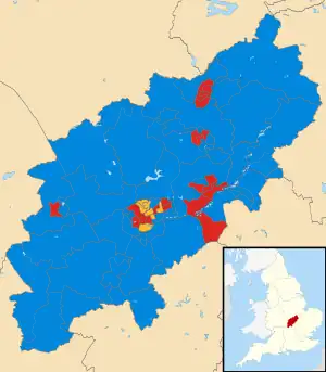 2005 results map